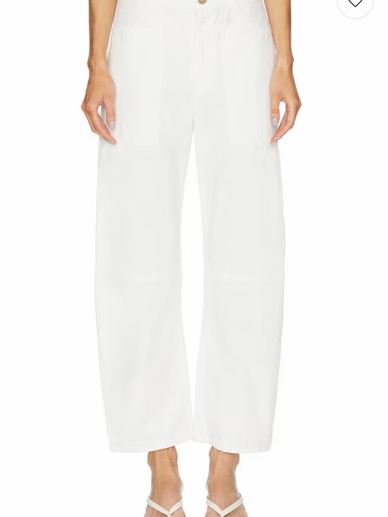 Velvet by Graham & Spencer Pants - Velvet White High-Waist Trousers